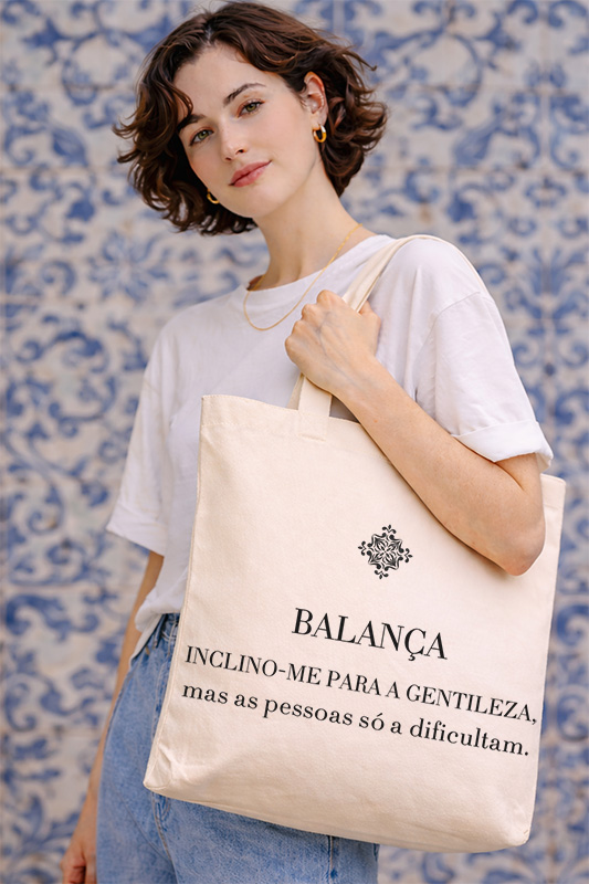 Tote bag signo Balança