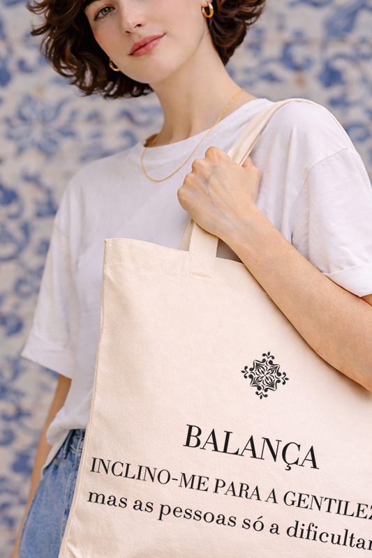 Tote bag signo Balança